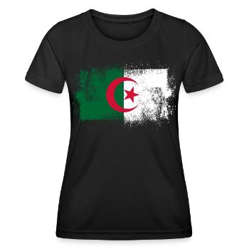 Algerien - Frauen Funktions-T-Shirt - Schwarz - Vorne - AI Model Female 172 light (172cm)