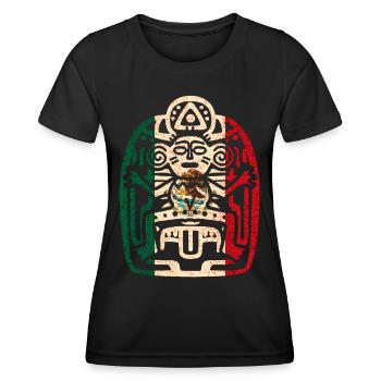 Aztec Mexico - Women's Functional T-Shirt - black - Front - AI Model Female 172 light (172cm)