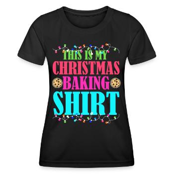 Weihnachten Kostüm - Frauen Funktions-T-Shirt - Schwarz - Vorne - AI Model Female 172 light (172cm)