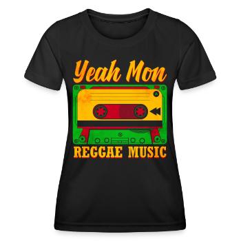 Jamaica Reagge - Women's Functional T-Shirt - black - Front - AI Model Female 172 light (172cm)