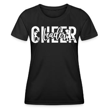 Cheerleader - Frauen Funktions-T-Shirt - Schwarz - Vorne - AI Model Female 172 light (172cm)