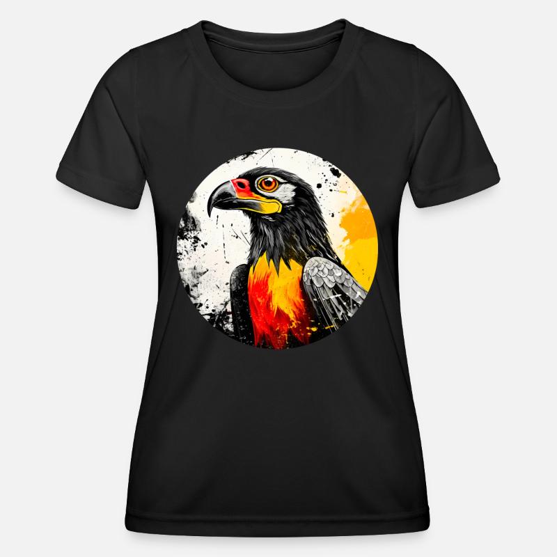 German eagle - Women's Functional T-Shirt - black