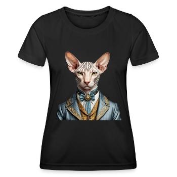Elegant sphynx - Women's Functional T-Shirt - black - Front - AI Model Female 172 light (172cm)