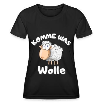 Lustige Geschenkidee für Schäfer und Bauern Spruch - Frauen Funktions-T-Shirt - Schwarz - Vorne - AI Model Female 172 light (172cm)