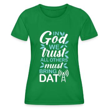 Programmierer Debugging - Frauen Funktions-T-Shirt - Kelly Green - Vorne - AI Model Female 172 dark (172cm)