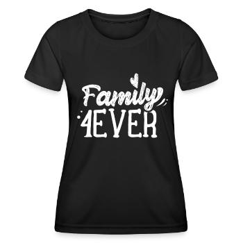 Family Forever Family Parents Family - Women's Functional T-Shirt - black - Front - AI Model Female 172 light (172cm)