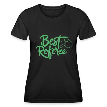BEST Referee Referee Judge - Women's Functional T-Shirt - black - Front - AI Model Female 172 light (172cm)