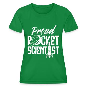 Science des missiles Fusées - T-shirt sport Femme - vert - Devant - AI Model Female 172 dark (172cm)