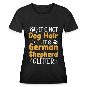 Berger Allemand Berger Allemand Paillettes - T-shirt sport Femme - noir - Devant - AI Model Female 172 light (172cm)
