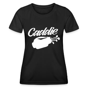 Caddie Golfeur Golf Profession - T-shirt sport Femme - noir - Devant - AI Model Female 172 light (172cm)