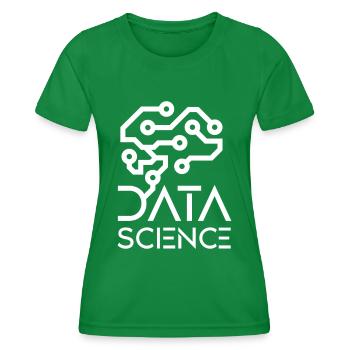 Datenwissenschaft Daten Datenwissenschaftler - Frauen Funktions-T-Shirt - Kelly Green - Vorne - AI Model Female 172 dark (172cm)