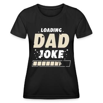 Papa Witz Dad Joke Jokes Vater - Frauen Funktions-T-Shirt - Schwarz - Vorne - AI Model Female 172 light (172cm)