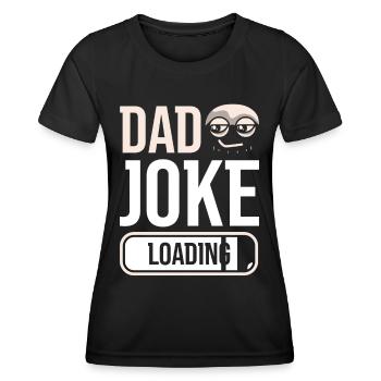 Papa Blague Papa Blague Père Blagues - T-shirt sport Femme - noir - Devant - AI Model Female 172 light (172cm)