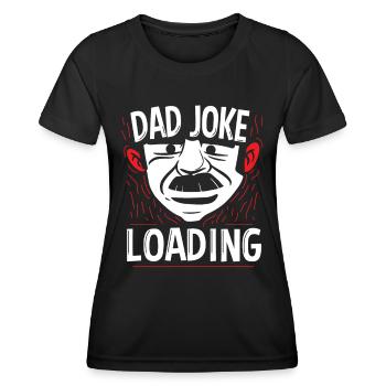 Papa Blague Papa Blague Blague Père - T-shirt sport Femme - noir - Devant - AI Model Female 172 light (172cm)