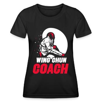 Wing Chun Trainer Martial Arts Martial Arts Training - Women's Functional T-Shirt - black - Front - AI Model Female 172 light (172cm)