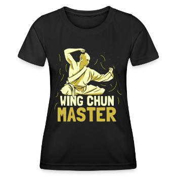 Wing Chun Master Trainer Martial Arts Martial Arts - Women's Functional T-Shirt - black - Front - AI Model Female 172 light (172cm)
