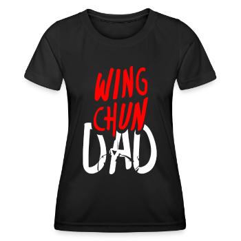 Wing Chun Papa Arts Martiaux Arts Martiaux Entraîneur - T-shirt sport Femme - noir - Devant - AI Model Female 172 light (172cm)