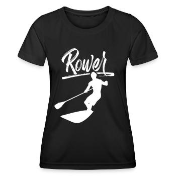 Aviron Aviron Aviron Bateau Aviron - T-shirt sport Femme - noir - Devant - AI Model Female 172 light (172cm)