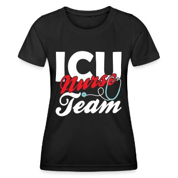 Intensive Care Nurse Team Intensive Care - Women's Functional T-Shirt - black - Front - AI Model Female 172 light (172cm)