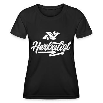 Herboriste Herb Herb Herb Herb Garden - T-shirt sport Femme - noir - Devant - AI Model Female 172 light (172cm)