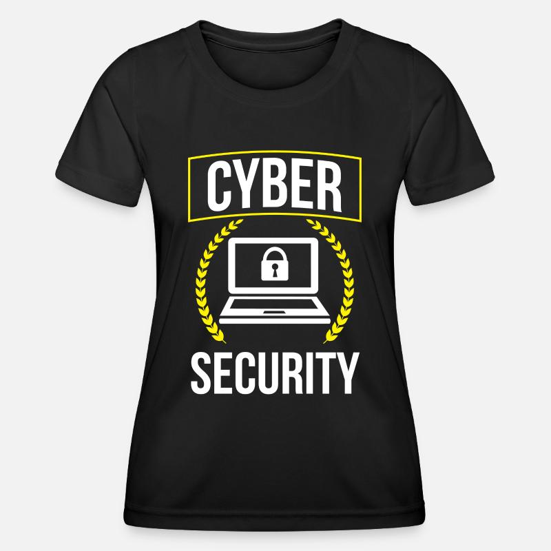Cybersécurité Hacking Hack Hacker Sécurité informatique - T-shirt sport Femme - noir