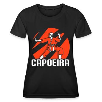 Capoeira Training Martial Arts Hobby Brazilian - Women's Functional T-Shirt - black - Front - AI Model Female 172 light (172cm)
