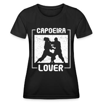 Capoeira Lovers Brazilian Hobby Martial Arts - Women's Functional T-Shirt - black - Front - AI Model Female 172 light (172cm)