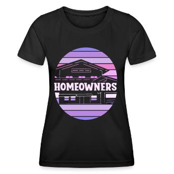 Propriétaire Maison Propriétaire Maison Propriétaire Maison - T-shirt sport Femme - noir - Devant - AI Model Female 172 light (172cm)