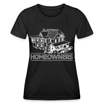 Propriétaire Propriétaire Maison propriétaire - T-shirt sport Femme - noir - Devant - AI Model Female 172 light (172cm)