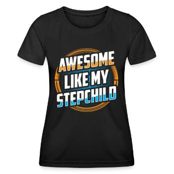 Fantastique comme mon beau-fils beau-père beau-père - T-shirt sport Femme - noir - Devant - AI Model Female 172 light (172cm)