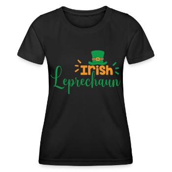 Gobelin irlandais Gaélique Irlande Irlandais Irlandais - T-shirt sport Femme - noir - Devant - AI Model Female 172 light (172cm)