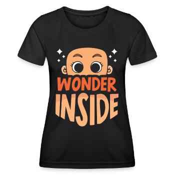 Miracle Inside Pregnant Sweet Baby Inside - Women's Functional T-Shirt - black - Front - AI Model Female 172 light (172cm)