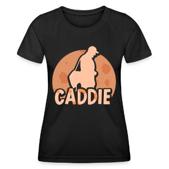 Caddie Profession Golfeur Golfeur Golf - T-shirt sport Femme - noir - Devant - AI Model Female 172 light (172cm)