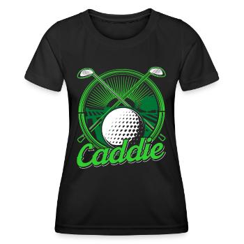 Caddie Golf Golf Golfeur Profession - T-shirt sport Femme - noir - Devant - AI Model Female 172 light (172cm)