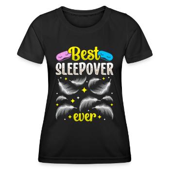 Meilleure nuit de nuit de tous les temps - T-shirt sport Femme - noir - Devant - AI Model Female 172 light (172cm)