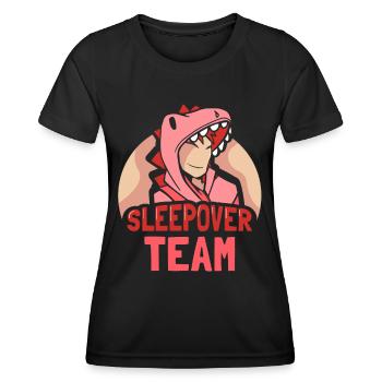Équipe de nuitée Nuitée Douce Nuitée - T-shirt sport Femme - noir - Devant - AI Model Female 172 light (172cm)