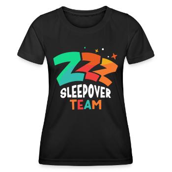 Nuitée Équipe Nuitée Sweet - T-shirt sport Femme - noir - Devant - AI Model Female 172 light (172cm)