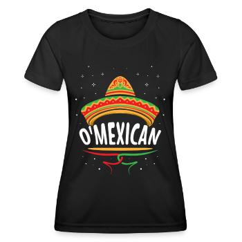 O’Mexicain Irlandais Mexicain Irlandais Irlande - T-shirt sport Femme - noir - Devant - AI Model Female 172 light (172cm)