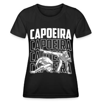 Capoeira Hobby Brazilian Training Martial Arts - Women's Functional T-Shirt - black - Front - AI Model Female 172 light (172cm)
