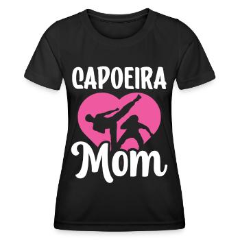 Capoeira Mother Hobby Brazilian Martial Arts - Women's Functional T-Shirt - black - Front - AI Model Female 172 light (172cm)