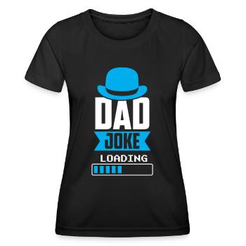 Papa Blague Papa Blague Père Blagues - T-shirt sport Femme - noir - Devant - AI Model Female 172 light (172cm)