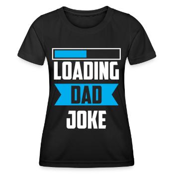 Dad Joke Papa Witz Jokes Vater - Frauen Funktions-T-Shirt - Schwarz - Vorne - AI Model Female 172 light (172cm)