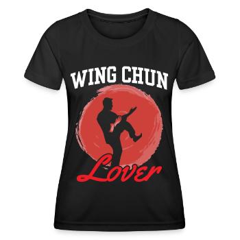 Wing Chun Lover Martial Arts Trainer Martial Arts - Women's Functional T-Shirt - black - Front - AI Model Female 172 light (172cm)