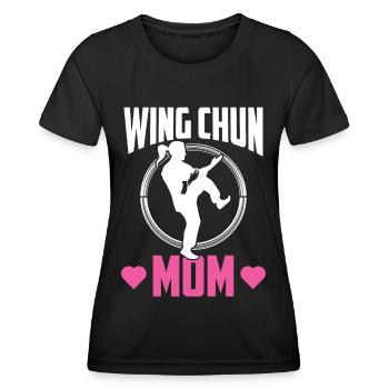 Wing Chun Mother Martial Arts Martial Arts Trainer - Women's Functional T-Shirt - black - Front - AI Model Female 172 light (172cm)