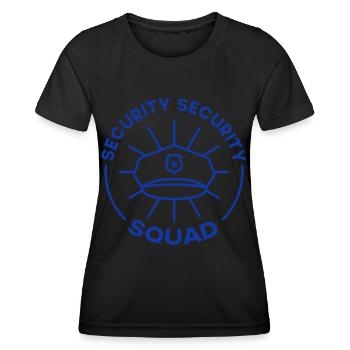 Commande de sécurité Bouncer Sécurité sécurité - T-shirt sport Femme - noir - Devant - AI Model Female 172 light (172cm)