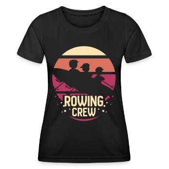 Rowing Team Rowing Rowing Boat Rowing Rowing - Women's Functional T-Shirt - black - Front - AI Model Female 172 light (172cm)