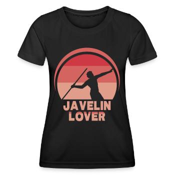 Amateurs de lancer de javelot Lancer de javelot Lancer de javelot Lancer de javelot - T-shirt sport Femme - noir - Devant - AI Model Female 172 light (172cm)