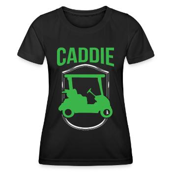 Caddie Profession Golfeur Golf Golf - T-shirt sport Femme - noir - Devant - AI Model Female 172 light (172cm)