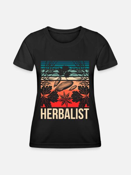 Kräutersammler Kraut Kräuter Kräutergarten - Frauen Funktions-T-Shirt - Schwarz