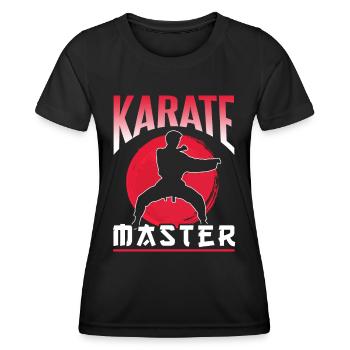 Karate Master Martial Arts Martial Arts Fighter - Women's Functional T-Shirt - black - Front - AI Model Female 172 light (172cm)